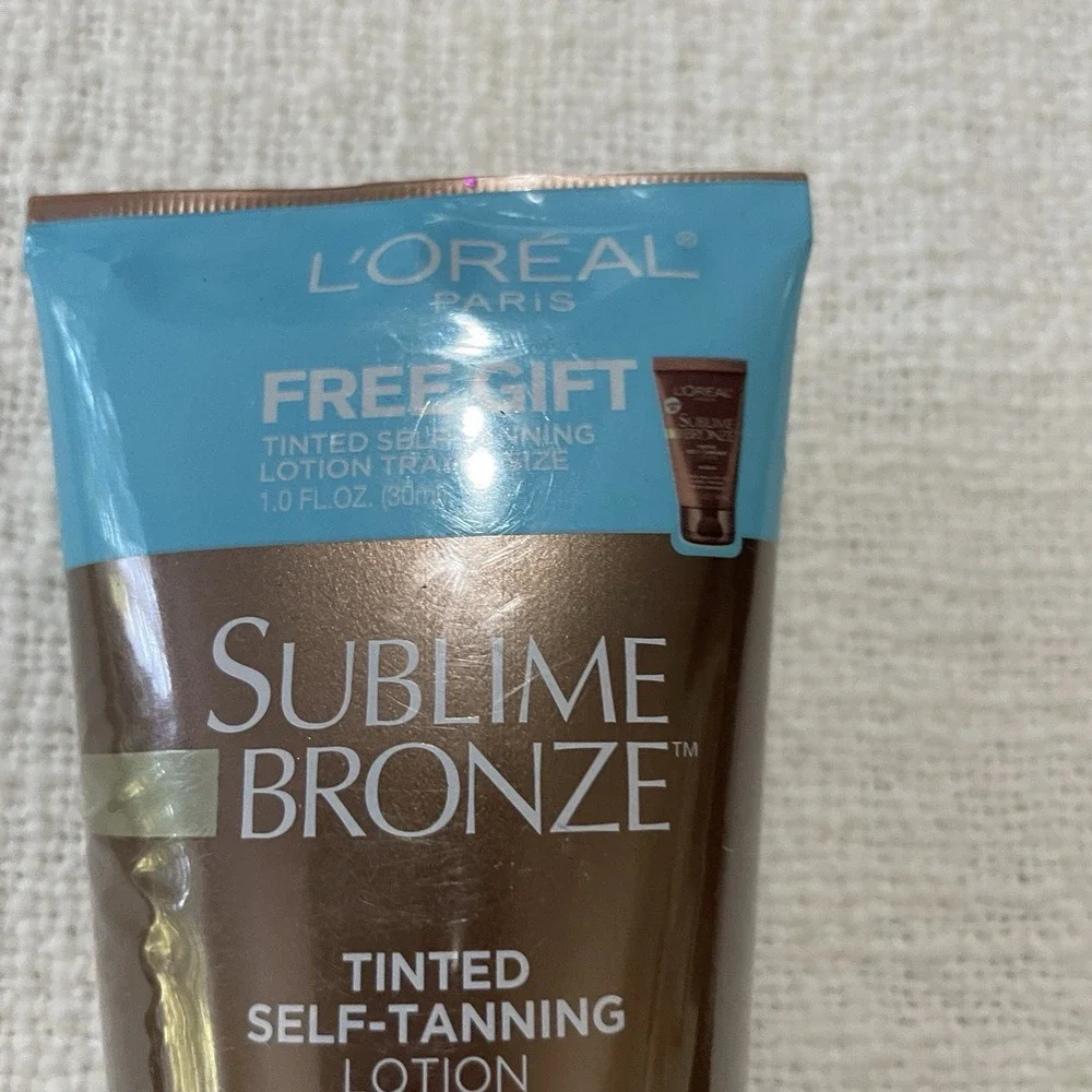 L'Oreal Paris Sublime Bronze Tinted Self Tanning Lotion  Medium 5 oz Travel Size